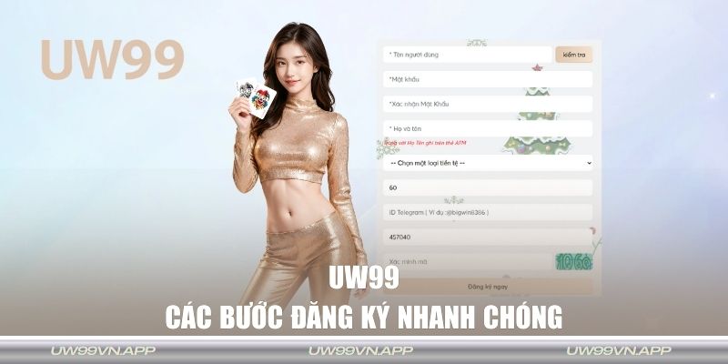 Các bước đăng ký nhanh chóng