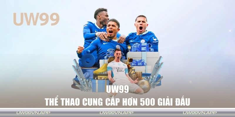 Thể thao cung cấp hơn 500 giải đấu